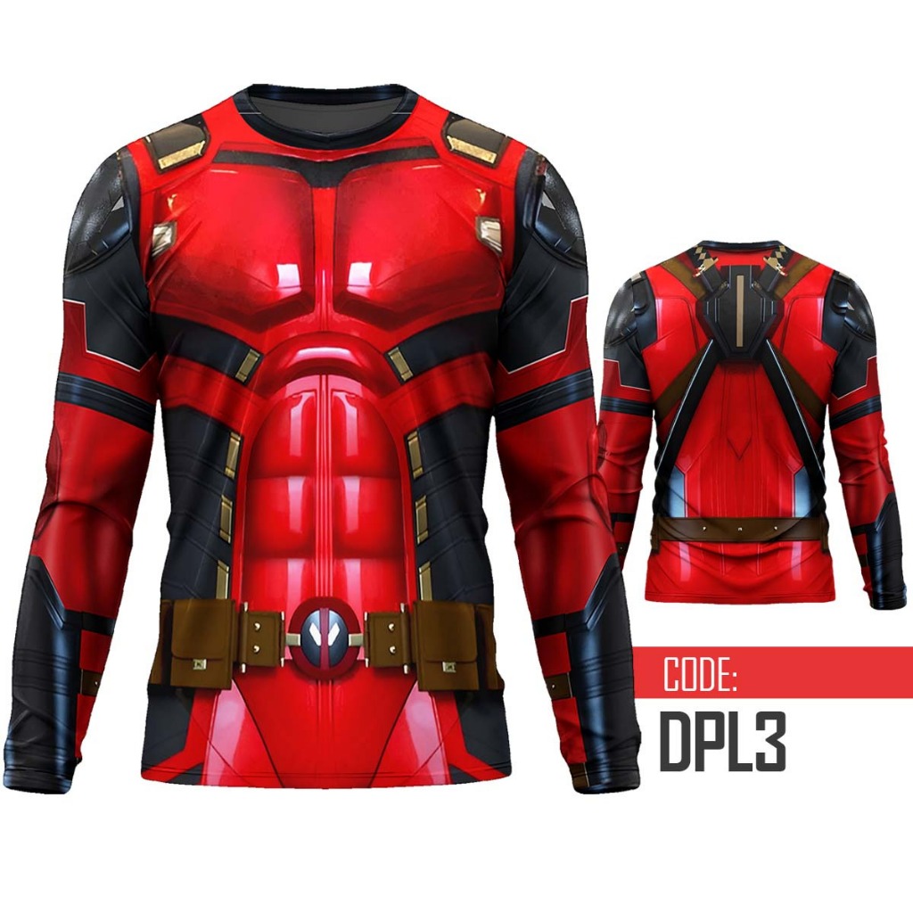 Kaos Deadpool dan kaos Wolverine