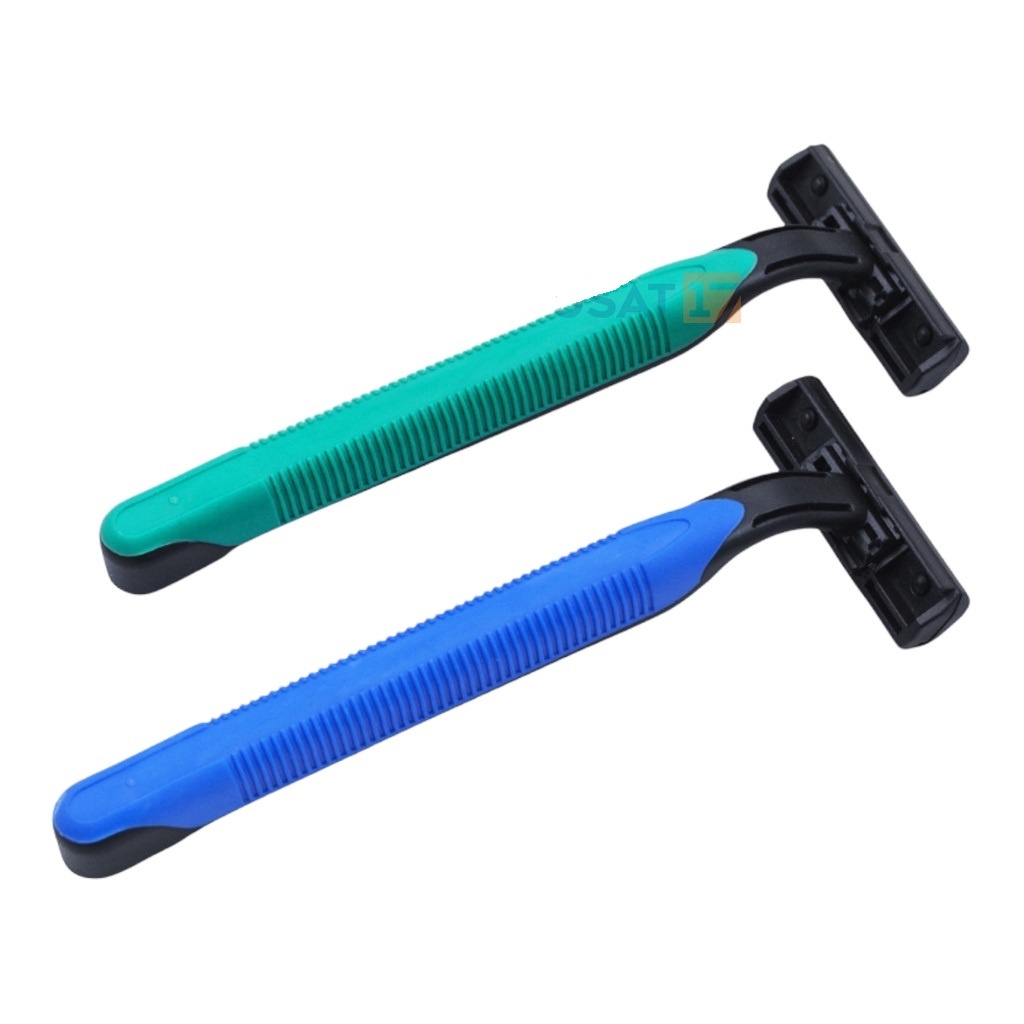 Silet cukur/alat cukur kumis dan jenggot | 2 mata pisau (tanpa refil) / kemasan