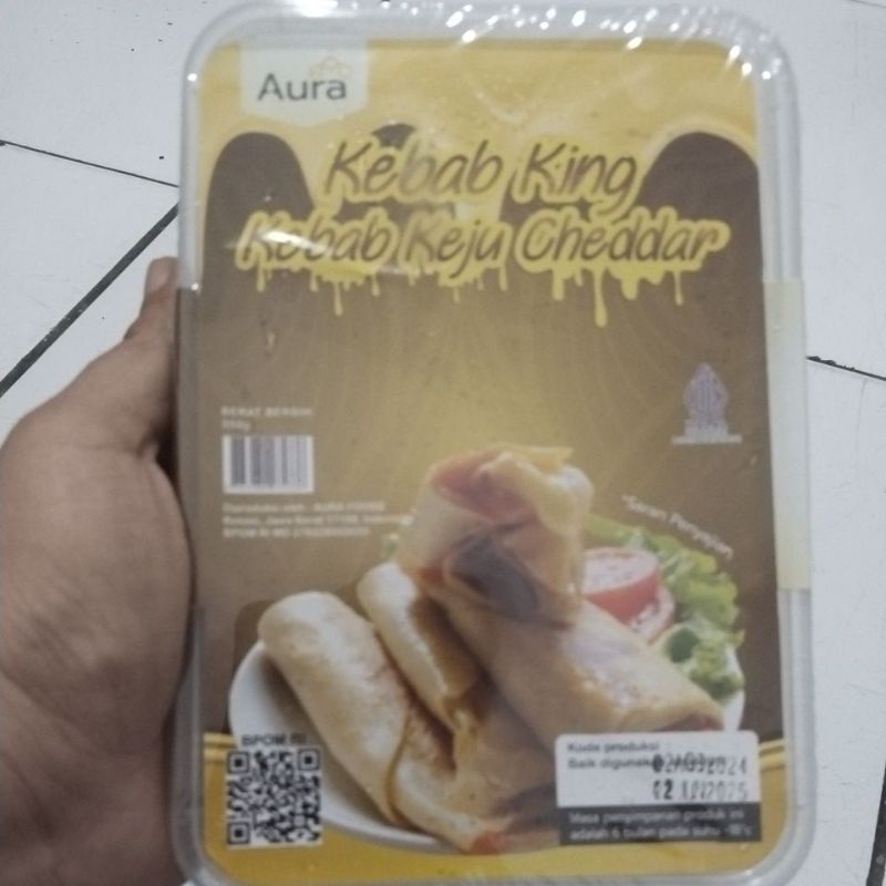 

kebab king dengan rasa keju cheddar