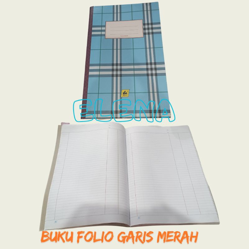 

buku folio garis merah/buku folio standard garis merah 100 lbr