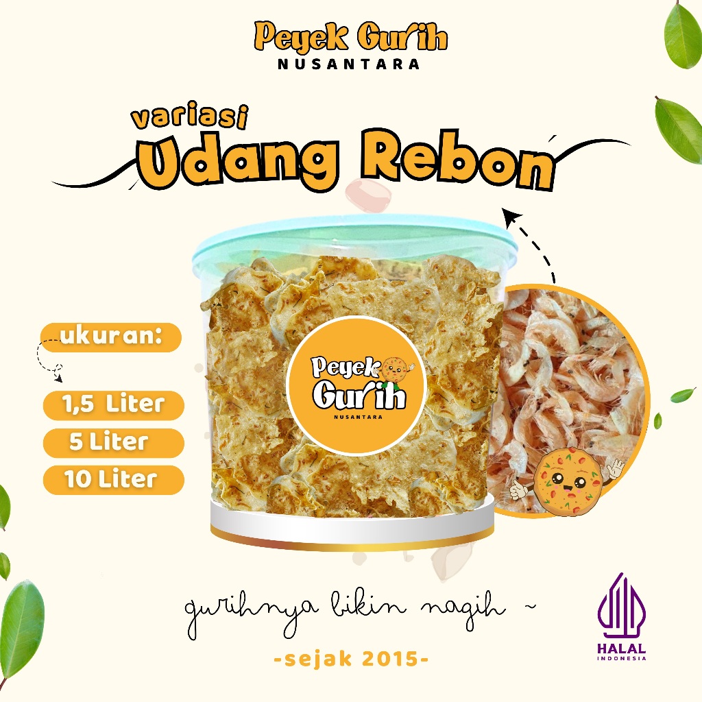 

Peyek Udang Rebon Gurih Spesial | Peyek Gurih Nusantara | Rempeyek Udang Rebon