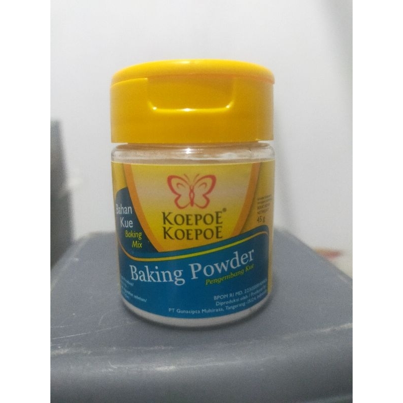 

Baking Powder koepoe koepoe 45gr/pengembang kue/bahan kue