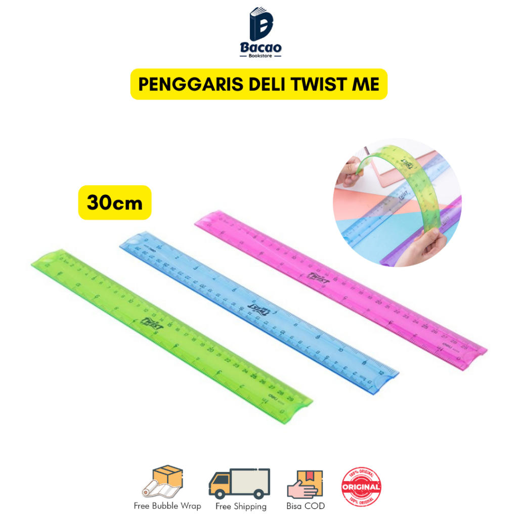 

Penggaris Lentur Deli 30cm 6209