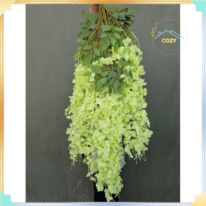 Wisteria Jumbo/ Bunga Artificial (harga perlusin)