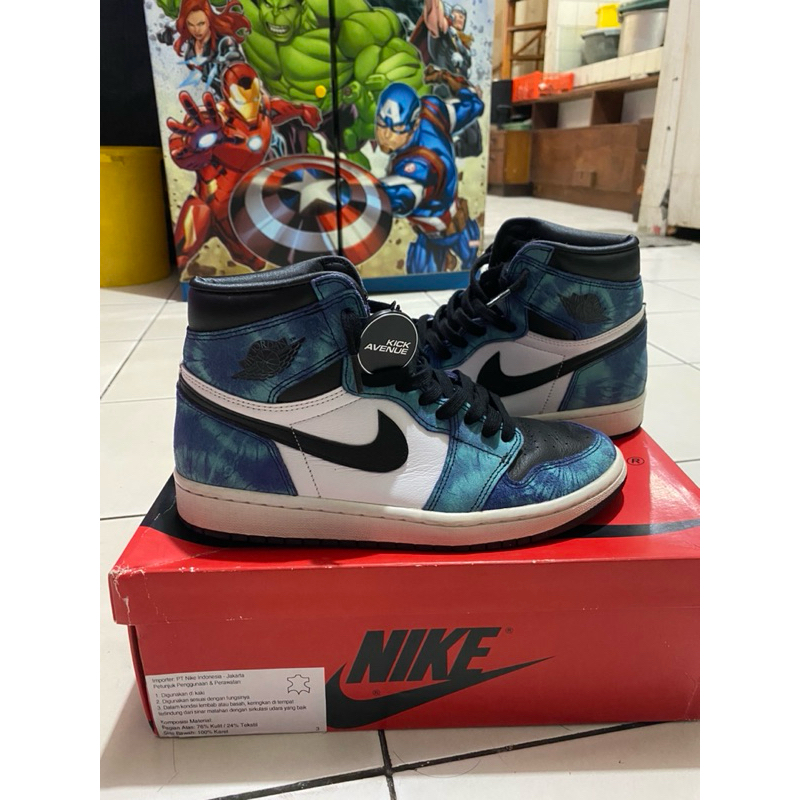 Aj 1 High Tie Dye sz 42