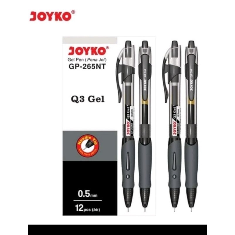 

Pena Joyko Q Gel GP-265 Hitam ( 1 Pcs ) GP 265 Black
