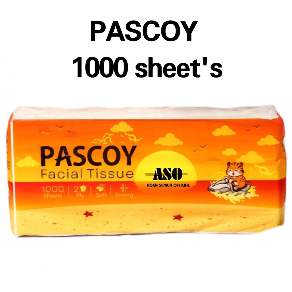 Terlaris Tisu Tissue PASCOY KILOAN 1 sheet facial Tissue 2ply PROMO