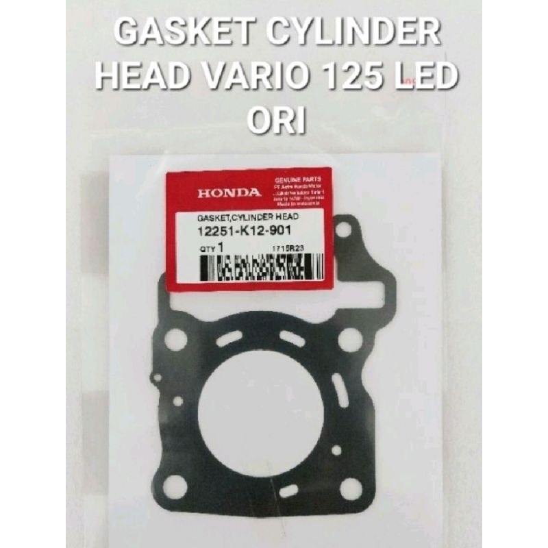 Packing Head Gasket Cylinder Head Honda Vario 125 eSP Vario 125 eSP K60R 12251K12901