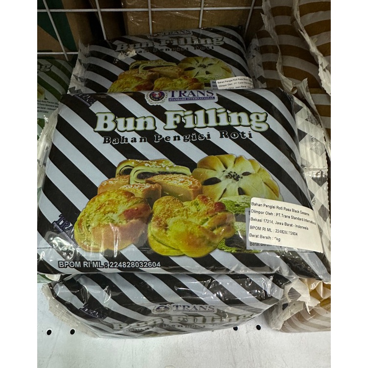 

New Deal Trans bun filling Black Sesamewijen hitam 1kg