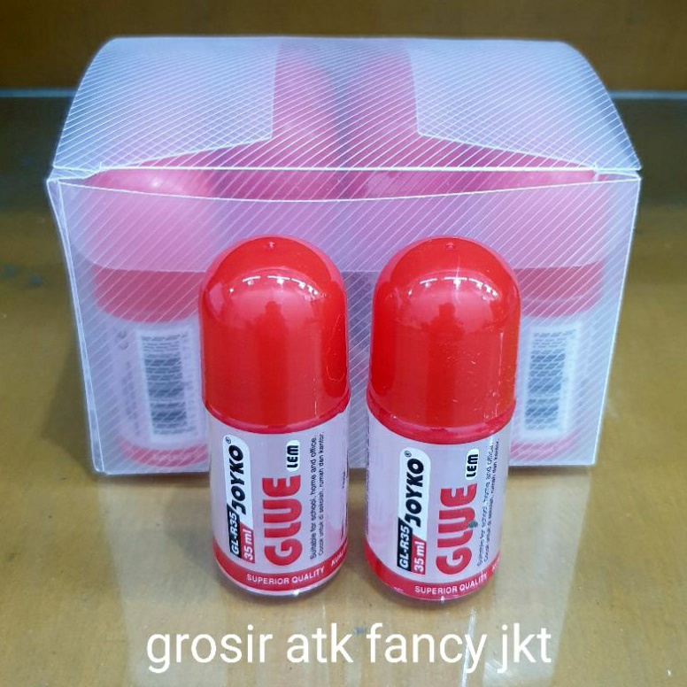 

Pro sale 12 buah Lem Cair Perekat Kertas Liquid Glue Joyko GL R35 35 ml