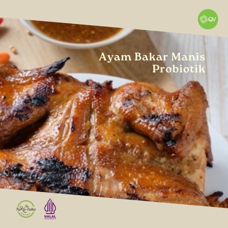 

Ayam Probiotik Utuh Tanpa Potong Bakar Manis 800-1000gr