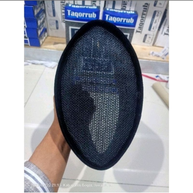 Peci Hitam Taqorrub Full AC Tinggi 8 & 9 Kopiah SONGKOK Taqorrub Full AC