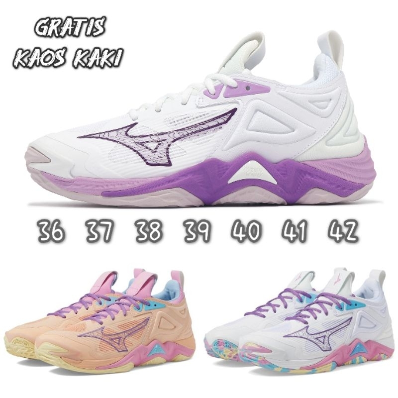 Sepatu Volly Wanita - Mizuno Wave Momentum 3 / Mizuno Momentum 3 Grade Ori