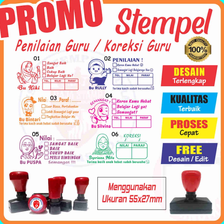 

Terdepan Stempel Nilai Guru Penilaian Koreksi Checked Reward
