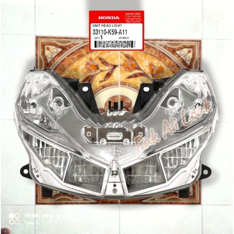 reflektor lampu depan set rumahan assy Vario 125/150 esp lk59 2017-2019