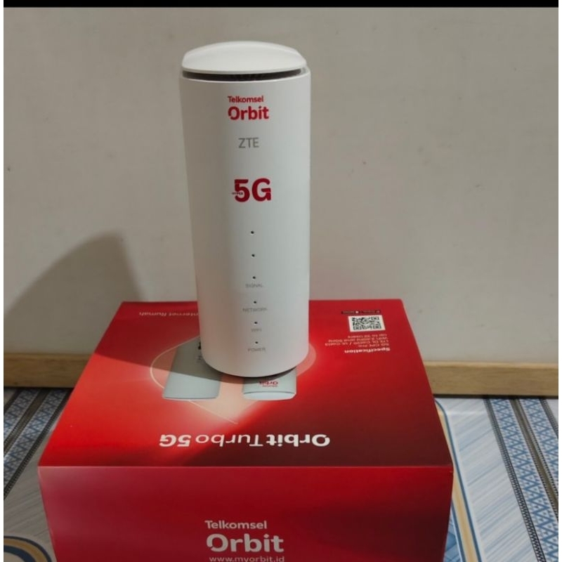 modem Orbit Turbo 5G | ZTE MC801A bisa 4G+ bisa 5G second fullset normal