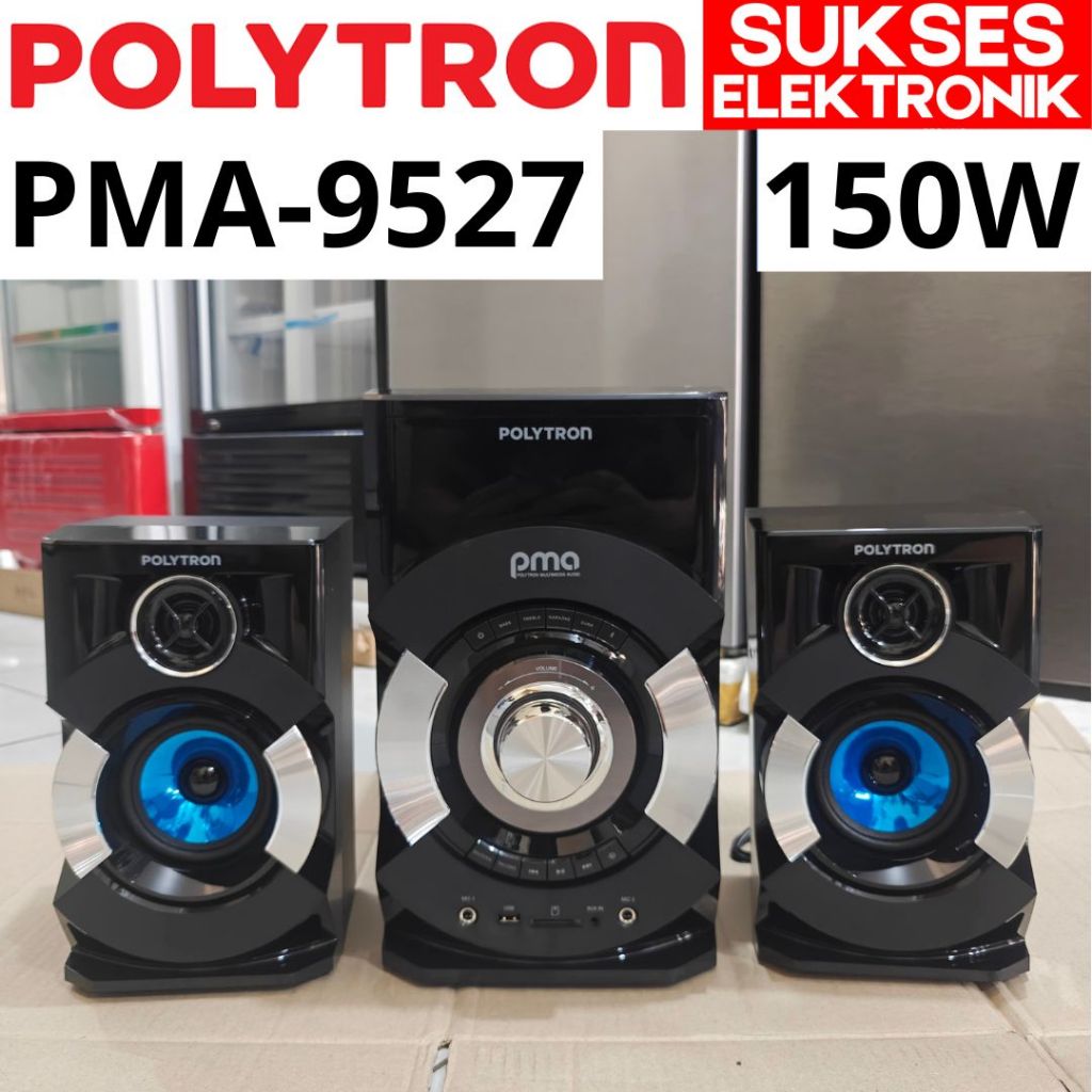 SPEAKER POLYTRON PMA-9527 SALON AKTIF BLUETOOTH MEMORY MULTIMEDIA USB