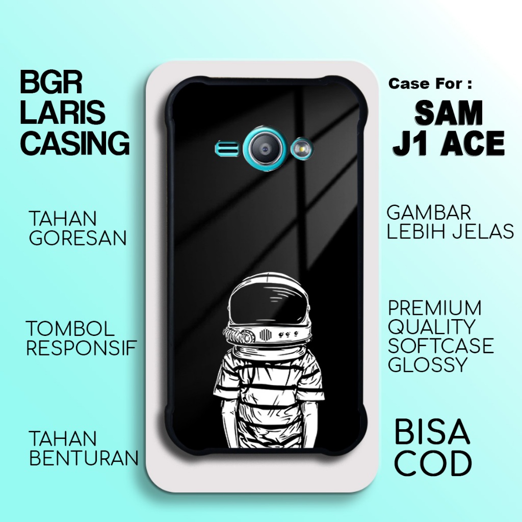 Case Samsung J1 Ace Terbaru Astronot Baru Casing Samsung J1 Ace Hardcase Softcase Glossy Kesing Sams