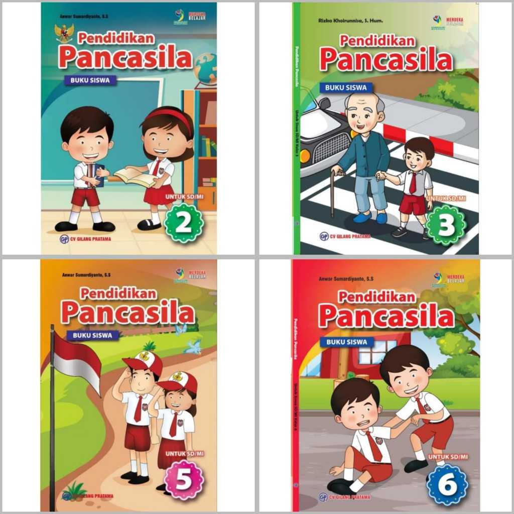 PPKN SD Kelas 2 dan 5 Kurikulum Merdeka - CV. Gilang Pratama