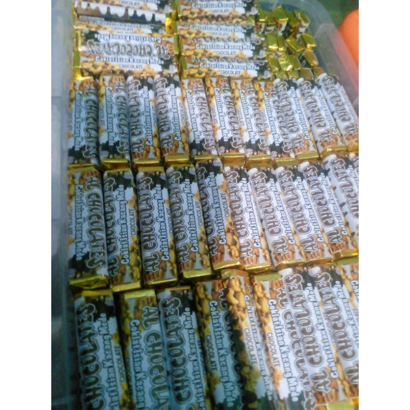 

Cklat batangan 1toples isi 22