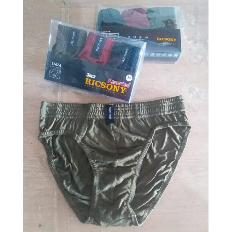 Celana Dalam Pria Ricsony Sm26 isi 3 pcs