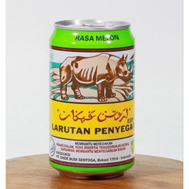 

Larutan penyegar cap badak rasa melon 320 ml