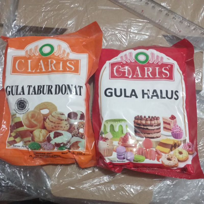 

CLARIS GULA HALUS DAN GULA TABUR DONAT 250 GR ALMIRA PLASTIK