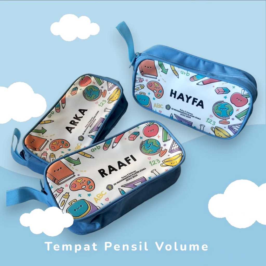 

Custom Souvenir Tempat Pensil Dengan Volume Kenaikan Kelas Ulang Tahun Event Lomba