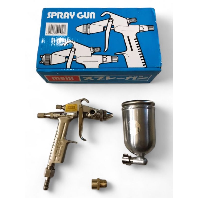 MEIJI Spray Gun R 2 G Tabung Atas 200CC | Spray Gun Cat Compressor