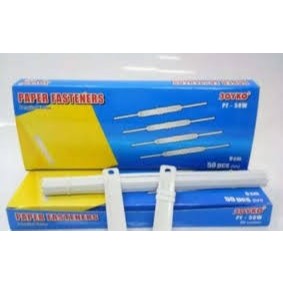 

Acco Paper Fastener Putih Plastik Merk Joyko/pengikat kertas isi 50 pcs