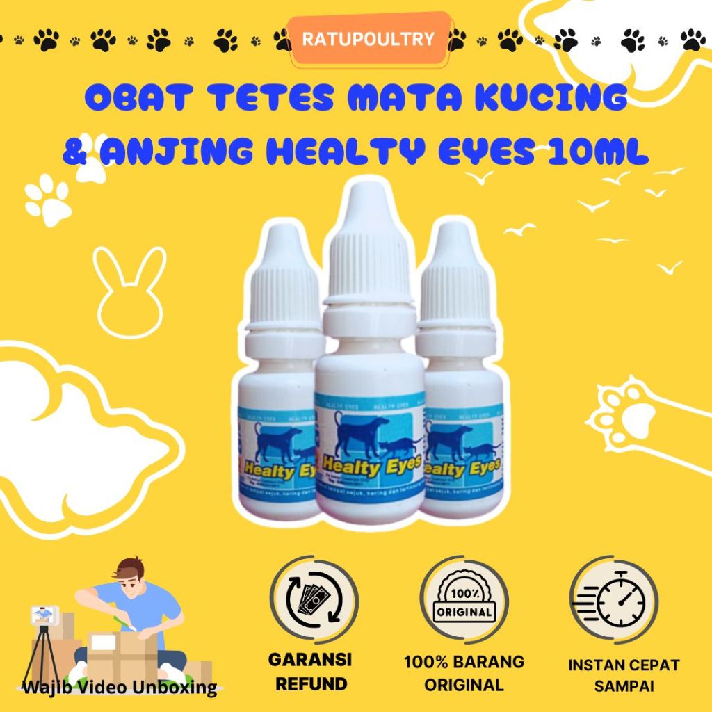 Healthy Eyes 10 ml - Tetes Mata Kucing Anjing Healty eyes