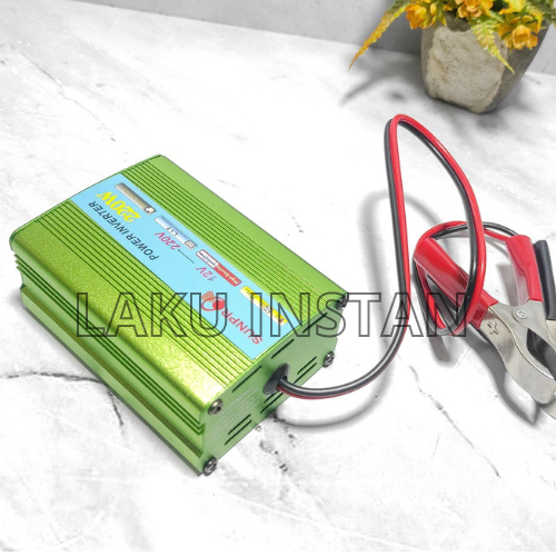 Power Inverter Sunpro 220W From DC 12V to AC 220V HIGH QUALITY SUNPRO untuk TV Mobil Kipas Komputer