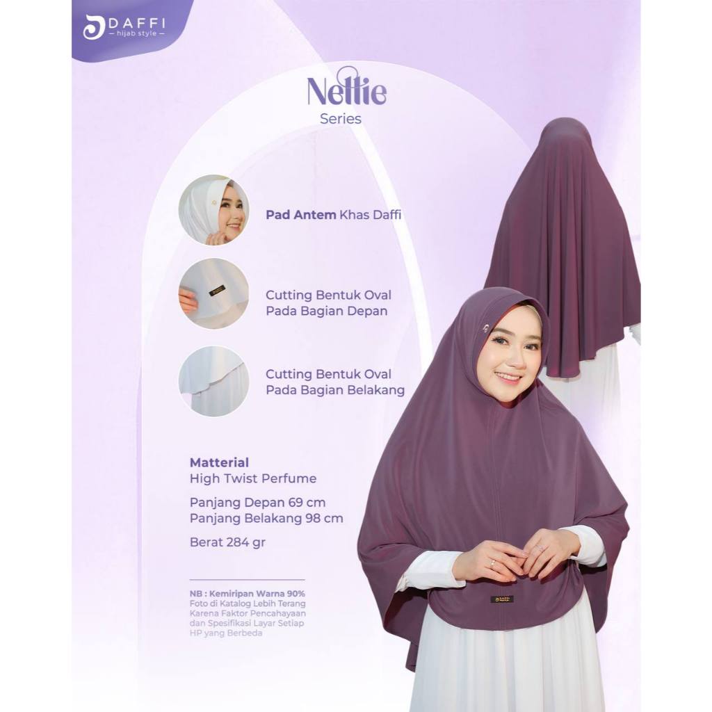 ❤️ ALREHANSTORE ❤️ Hijab Daffi Nellie Series hijab jumbo syari berkualitas ORI Daffi