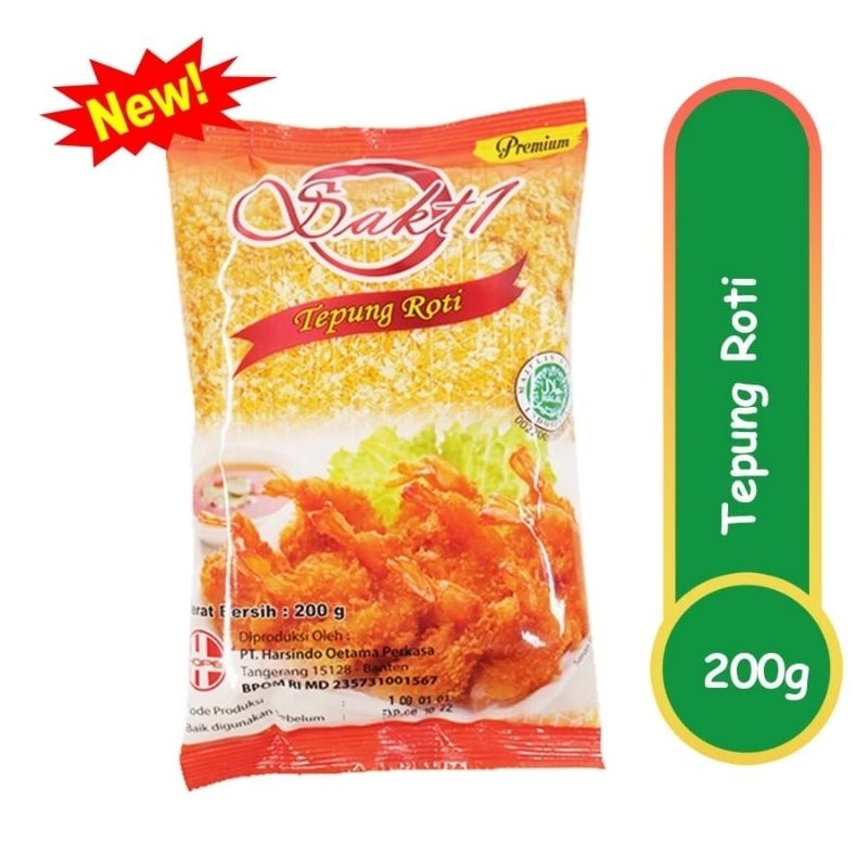 

Sakti Tepung Roti Panir / Bread Crum / Panko kemasan 200gr 1kg/ le chief 500gr