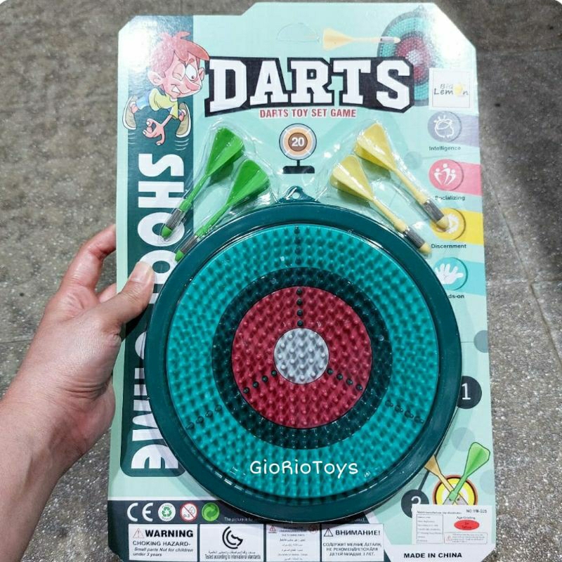 Dart Board / Dart Anak / Mainan Anak Dart Game Papan Dart Board Game/Lempar Panah - Shoot Game