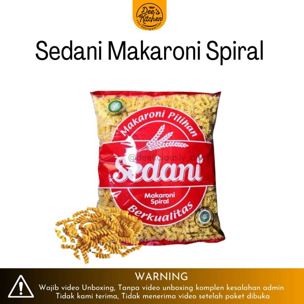 

Sedani Makaroni Spiral 1kg
