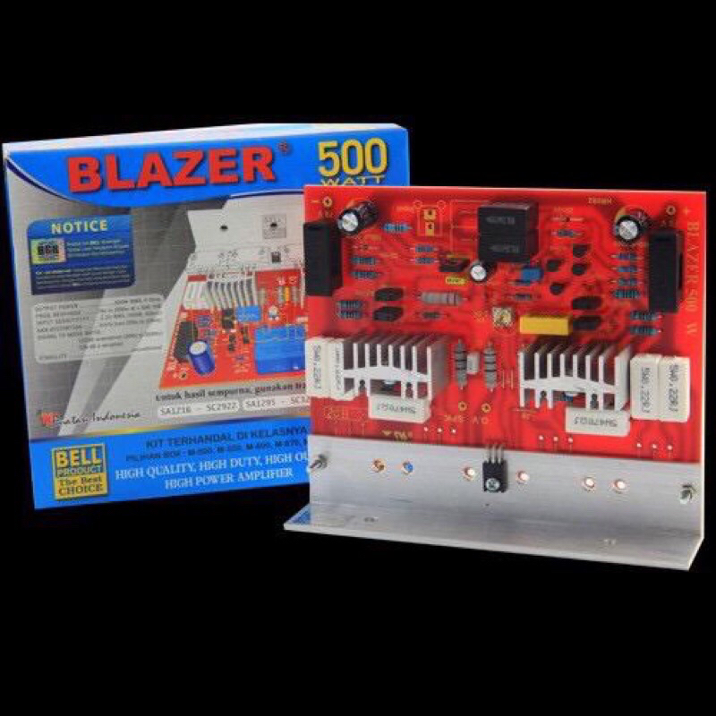 Kit DRIVER Blazer 500 W Mono Power Blazer 500 Watt Mono tanpa TR Final  BGR Asli