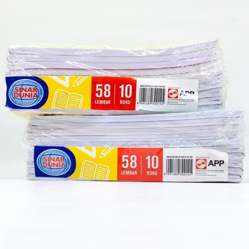 

Buku tulis SIDU 58 Lembar / Isi 10 Buku