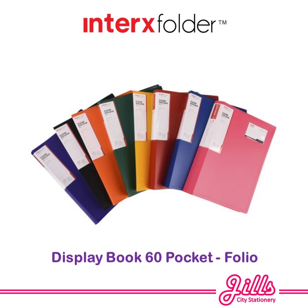 

Interxfolder Display Book / Clear Holder Folio 60 Pocket