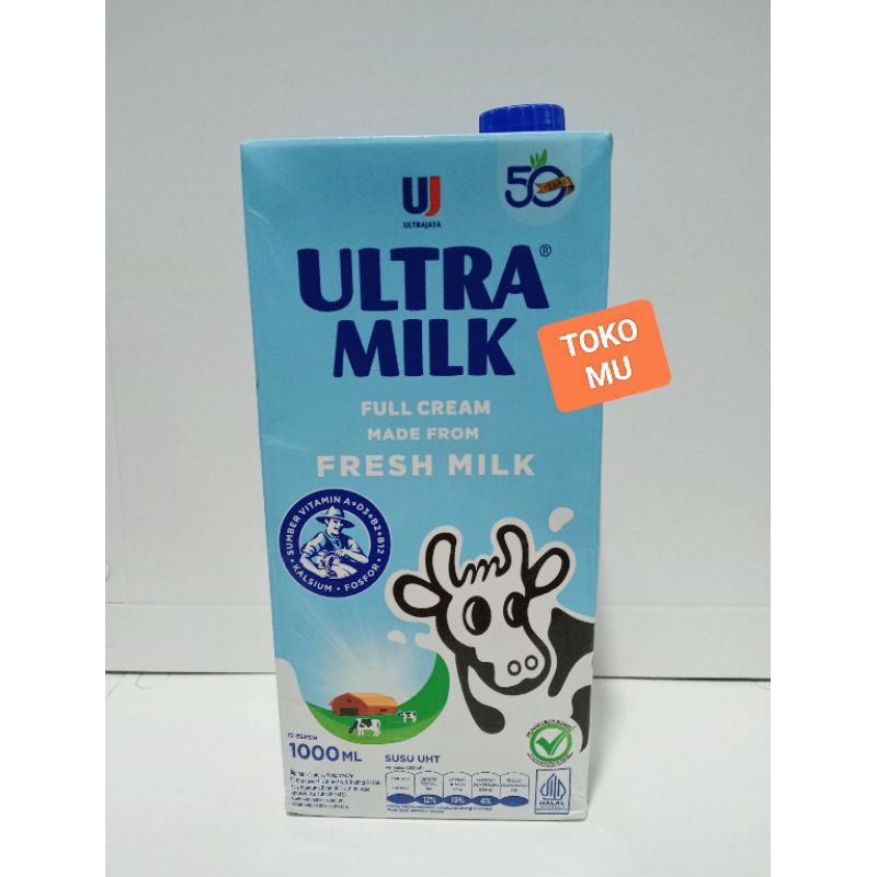 ULTRA 1LITER SUSU UHT FULLCREAM