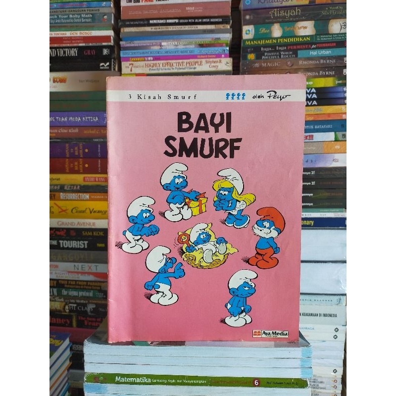 Komik Lebar : 3 Kisah Smurf BAYI SMURF - Aya Media 1992