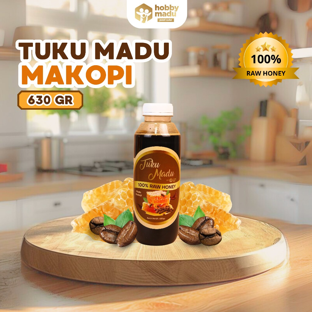 

Madu Makopi Madu Murni Khusus Kopi Botol 630g - Tuku Madu