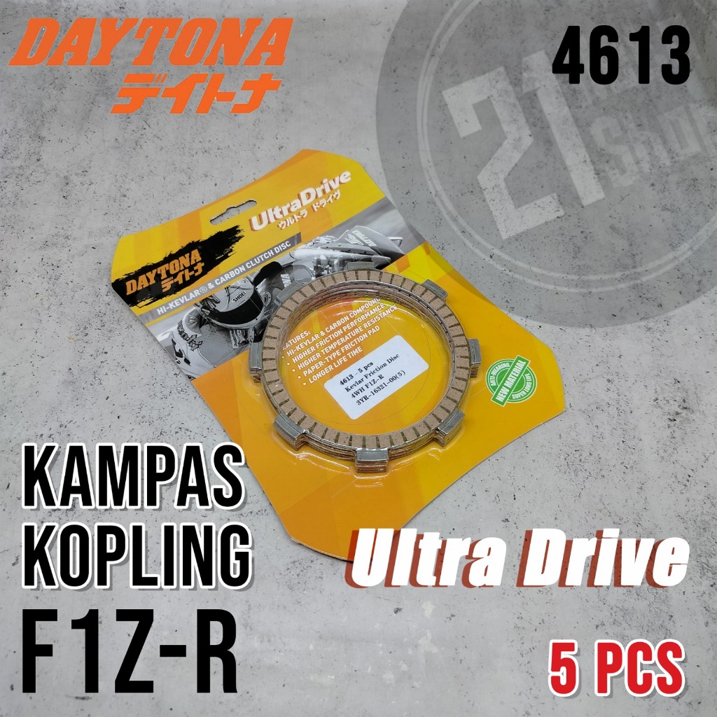 Kampas Kopling Daytona F1ZR Force 1 Jupiter Z Burhan Vega R Kevlar 5Pcs 3YR-16321-00 4613