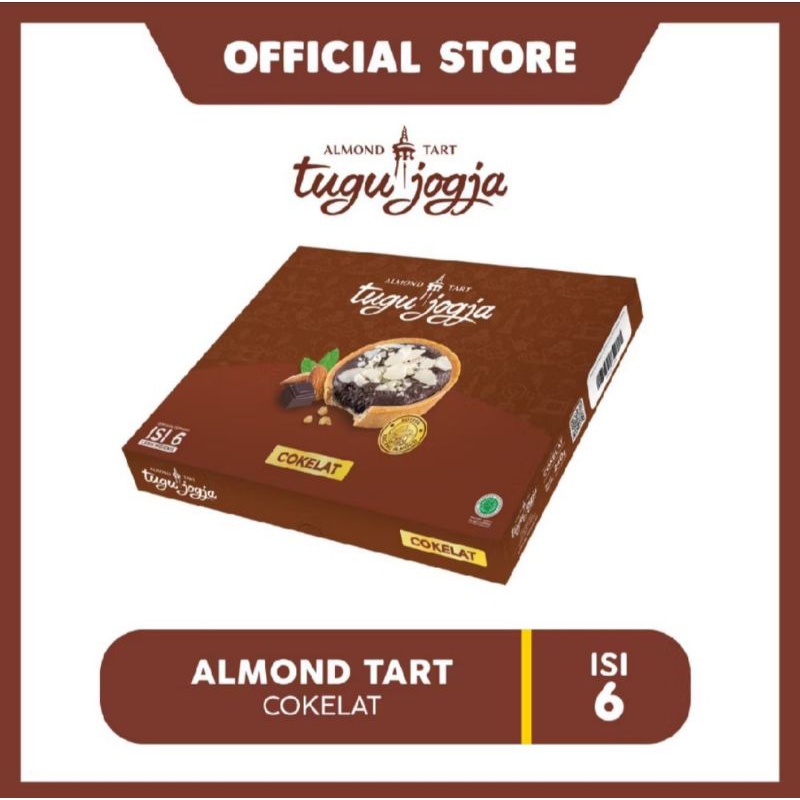 

Almond Tart Tugu Jogja Coklat