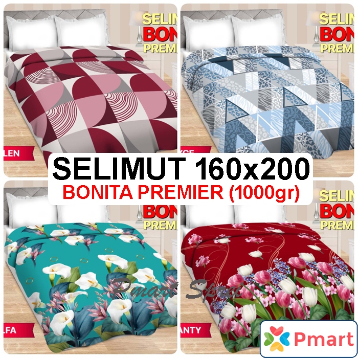 SELIMUT BONITA 160x200  / SELIMUT BONITA PREMIER 160x200 (1000gr)