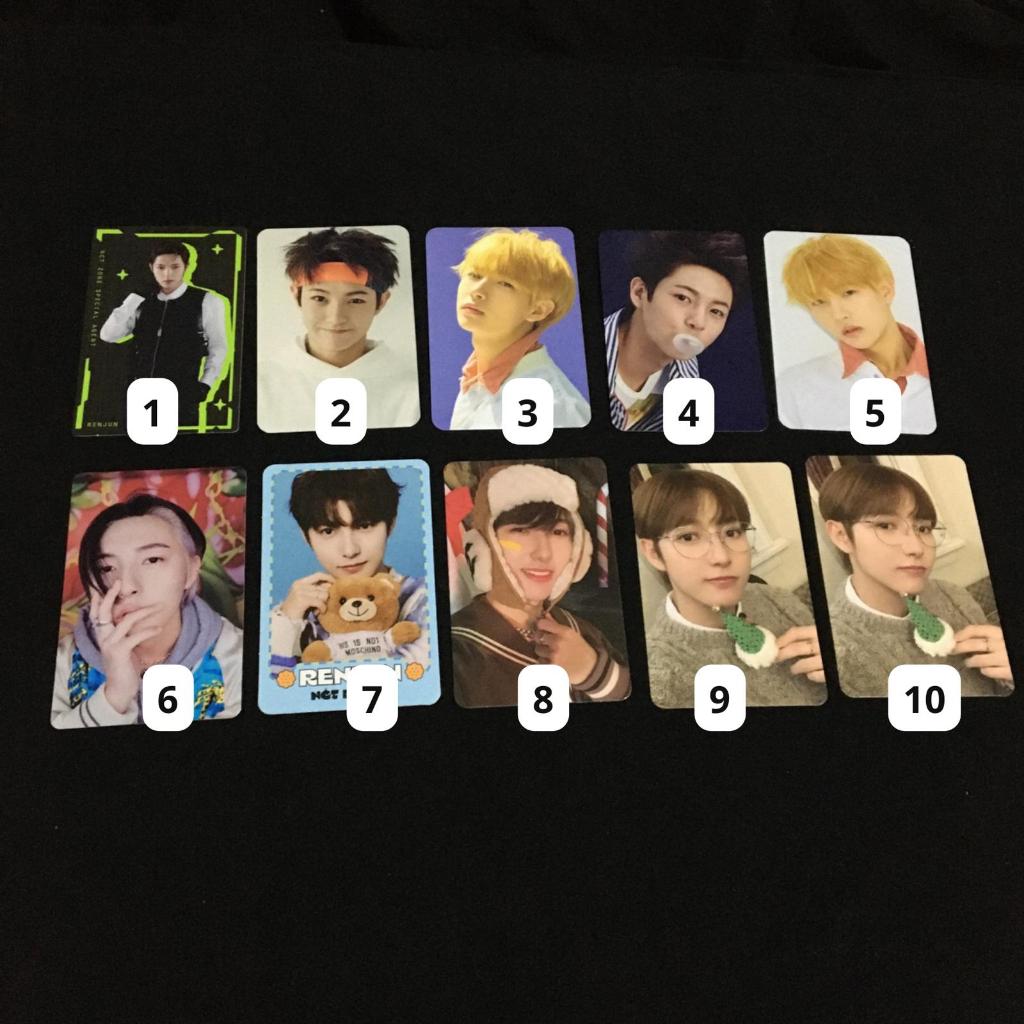 [SALE] PC PHOTOCARD RENJUN NCT DREAM NCT ZONE TINCASE SET 6TH ANNIVERSARY NAIL GLAZED HOT SAUCE PINK