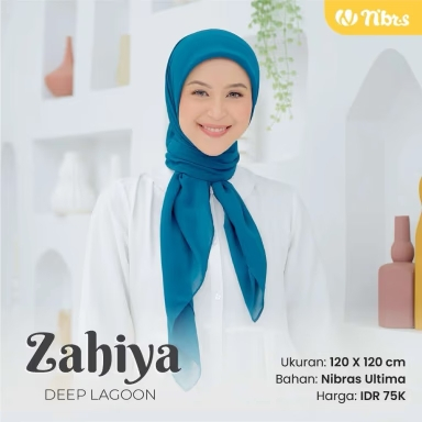 HIJAB SEGI EMPAT HIJAB NIBRAS ZAHIYA HIJAB