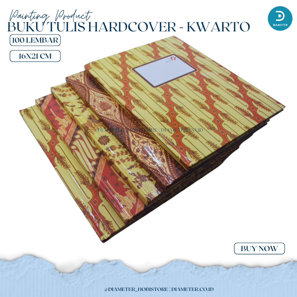 

BUKU TULIS HARDCOVER - KWARTO