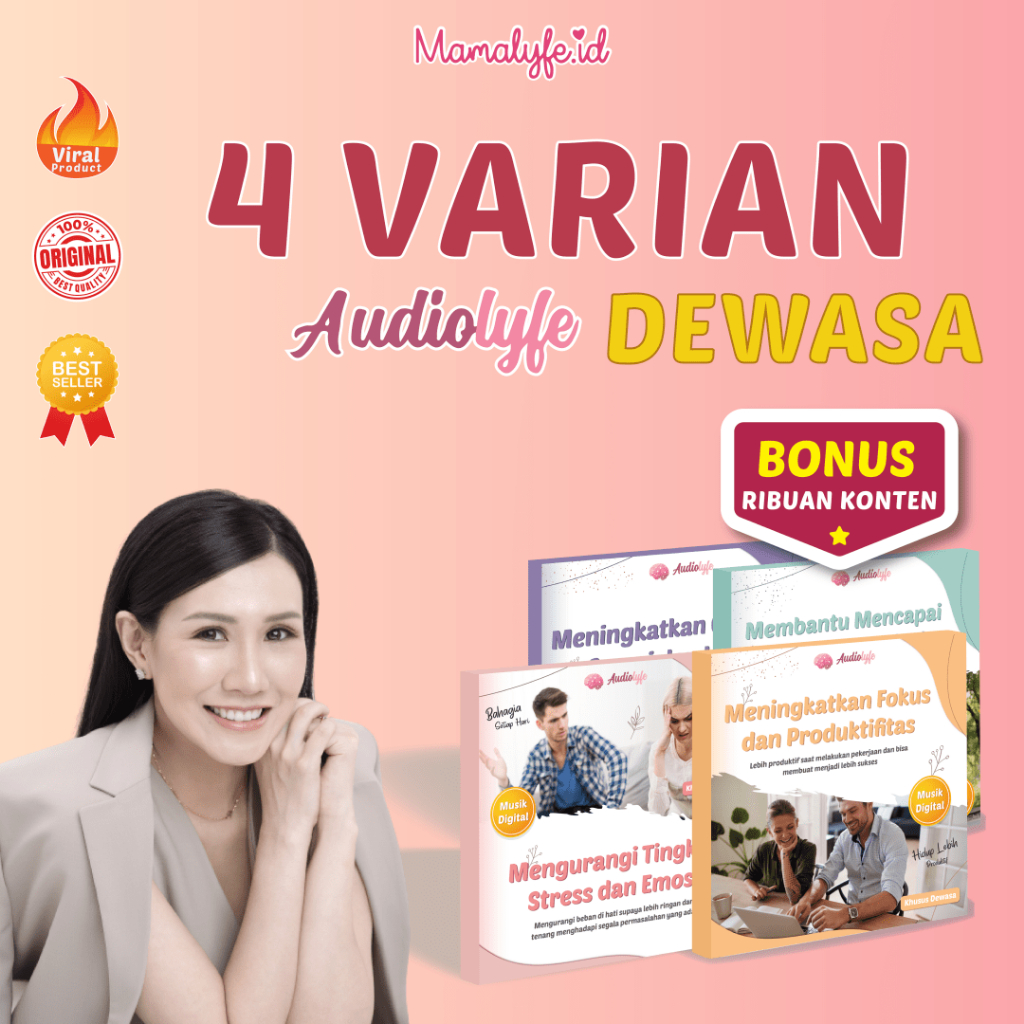 Audiolyfe Stimulasi Otak Untuk Orang Dewasa, Atasi Berbagai Masalah