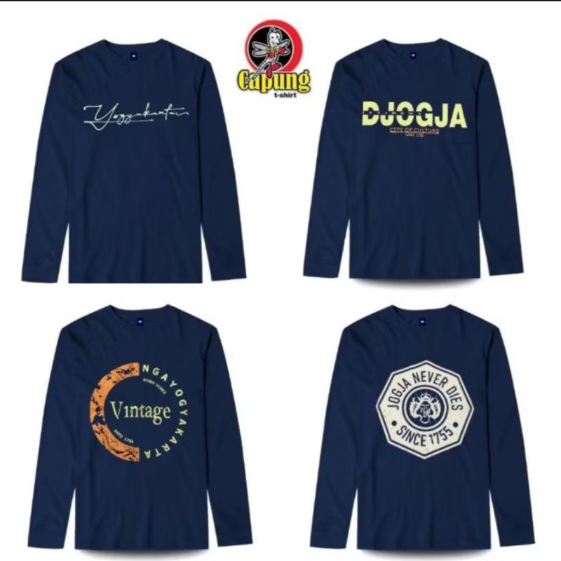 KAOS JOGJA LENGAN PANJANG KAOS JOGJA KATUN KAOS PRIA | KAOS WANITA ORIGINAL KAOS MALIOBORO UKURAN SA
